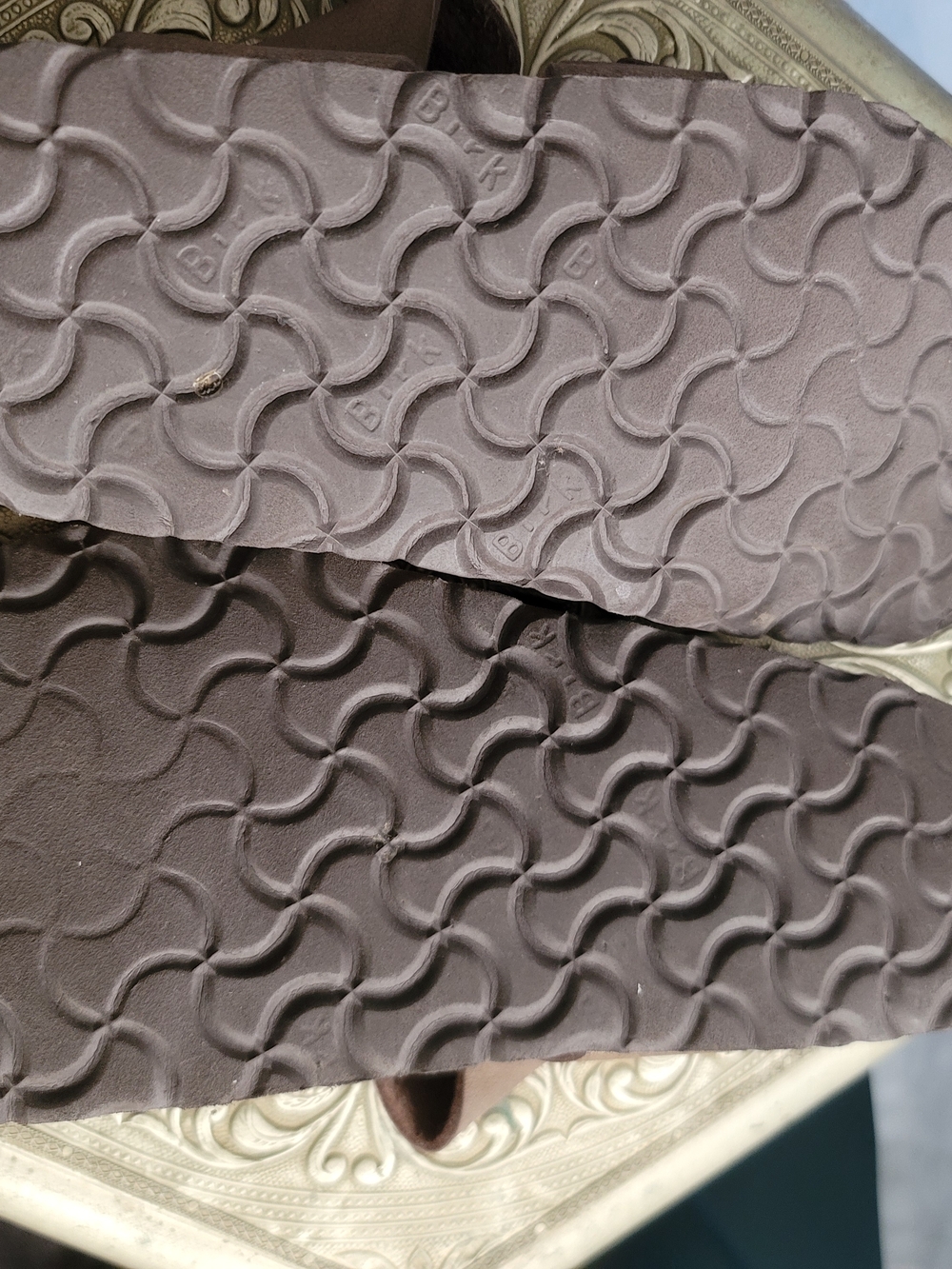 Birkenstock Brown Strappy Leather Sandals - Picture 3 of 4